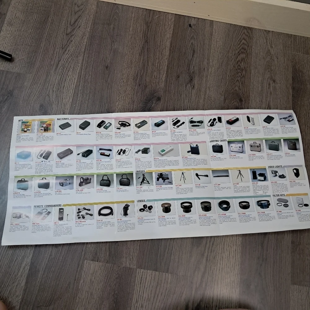 Sony Handycam Camcorder Accessories Catalog